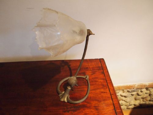 Lamp Was Benson Table Lamp Original Shade and Cond