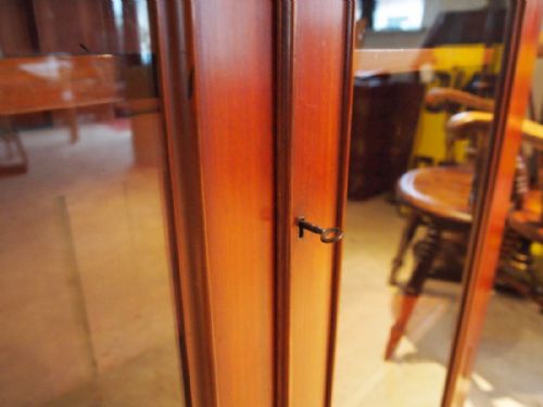 fig 2. Bookcase display Victorian Mahogany c1870