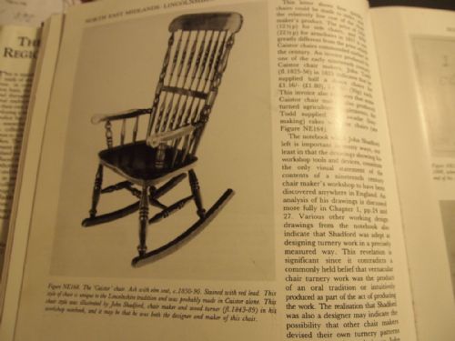 fig 1. Chair rare Victorian John Shadford Windsor chair Caistor Lincolnshire c1870
