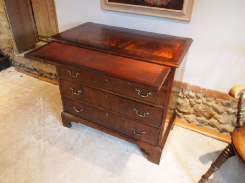 fig 3. Chest of drawers bachelors chest small George III Mahogany c1770