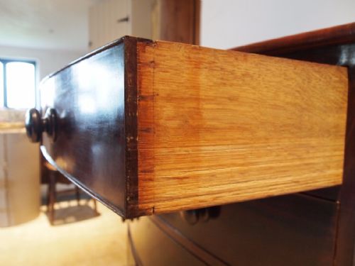 fig 3. Chest of drawers George IV Mahogany bow front c1820