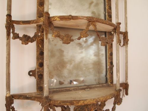 fig 2. Mirror a rare pair of Regency pier mirrors for restoration c1825