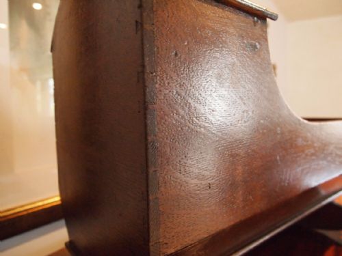 fig 2. Dolls crib Rare George III Oak c1790