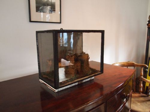 fig 1. Folk art Victorian Cork model of Dudley castle c1880
