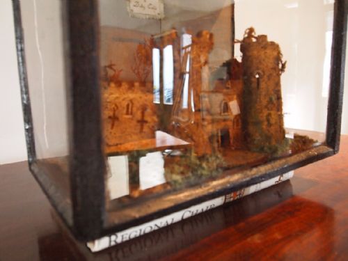 fig 2. Folk art Victorian Cork model of Dudley castle c1880