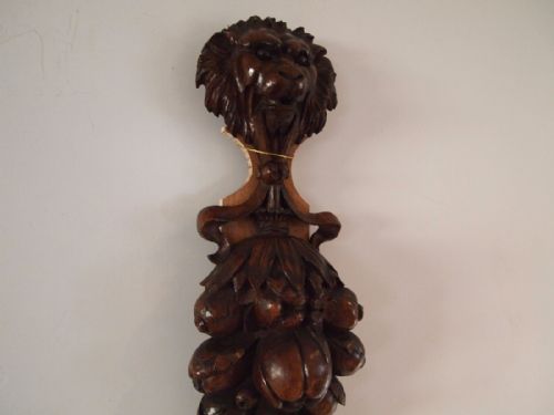 fig 1. Carving Walnut Victorian English c1850