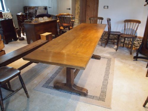 fig 2. Table refectory Oak Langley School Edwardian farmhouse c1910