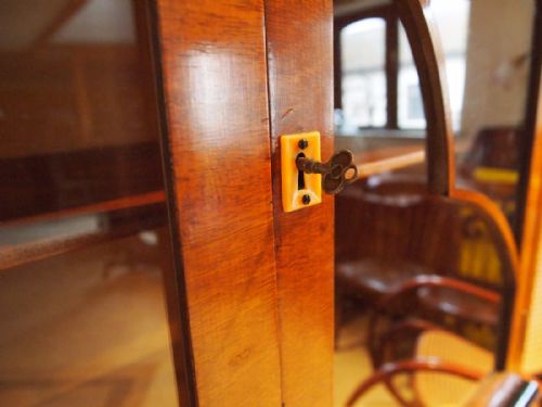 fig 1. Cabinet display drinks Art Deco Walnut c1930