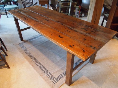 Table Refectory Farmhouse Victorian Pine and Oak Norfolk C1840