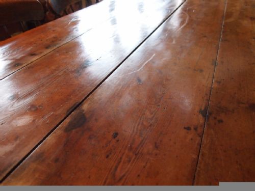 fig 2. Table refectory farmhouse Victorian Pine and Oak Norfolk c1840