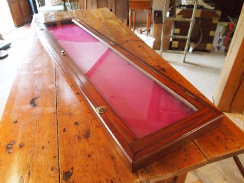 Cabinet Display Haberdashery Shop Jewellery Edwardian Mahogany C1910