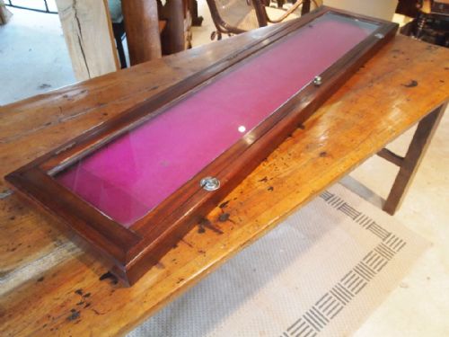 fig 1. Cabinet display haberdashery shop jewellery Edwardian Mahogany c1910