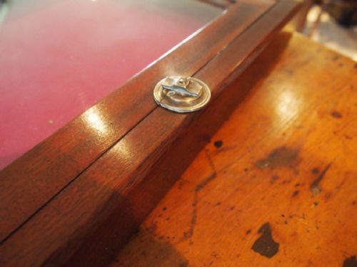 fig 2. Cabinet display haberdashery shop jewellery Edwardian Mahogany c1910