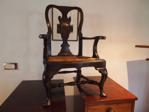 Chair Incredibly Rare George II Walnut Child's Armchair C1740
