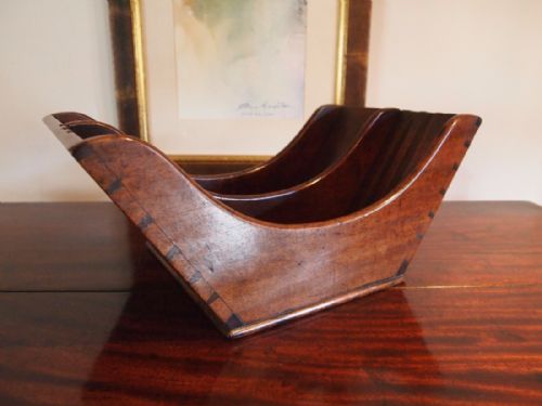 fig 1. Cheese Coaster rare adjustable George III Mahogany c1780
