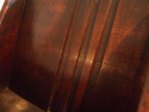 fig 3. Cheese Coaster rare adjustable George III Mahogany c1780