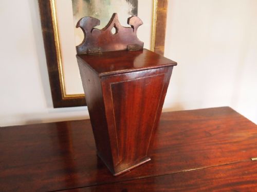 Candle Box George III Mahogany C1780