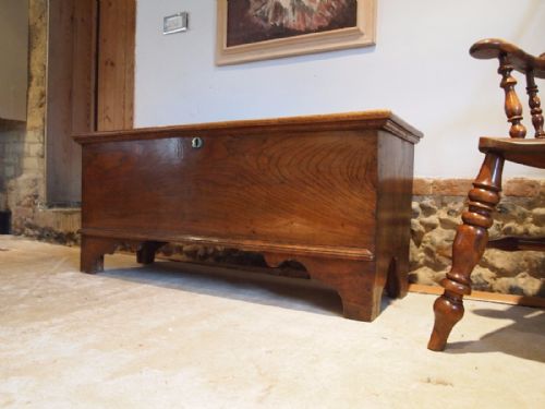 Coffer Chest Blanket Box George III Elm C1800