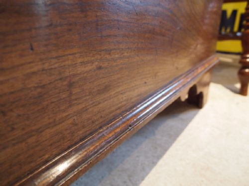 fig 3. Coffer chest blanket box George III Elm c1800