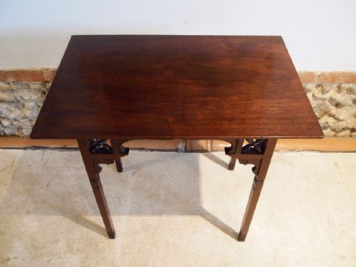 Table Liberty and Co Moorish Walnut Hall Side Console C1900