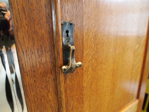 fig 3. Wardrobe Arts and Crafts fine quality Oak c1900