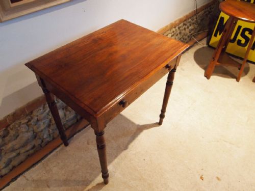 fig 1. Table lamp hall side console Victorian Walnut and Pine c1880