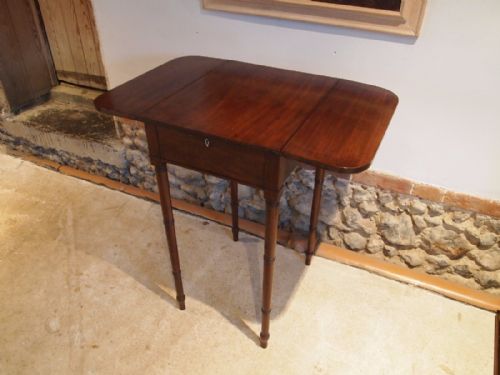 fig 1. Table lamp hall side console George III Mahogany c1790