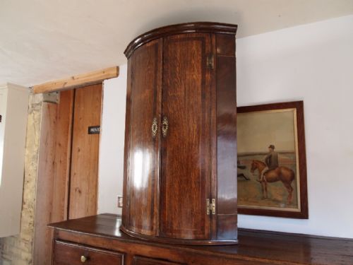 Cupboard Cabinet Corner George III Oak C1780