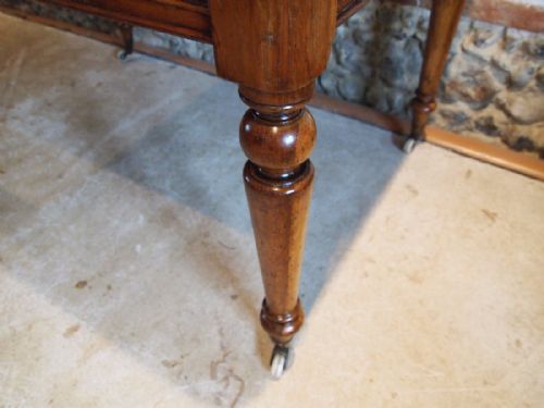 fig 2. Desk Victorian Oak small partners desk c1870