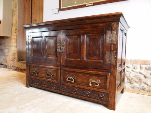 Chest Arts and Crafts Cupboard Mule Chest C1900