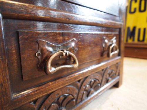 fig 2. Chest Arts and Crafts cupboard mule chest c1900