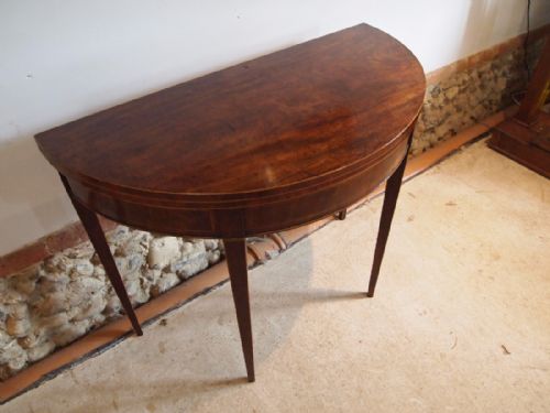 fig 1. Table George III hall side lamp console Mahogany c1790