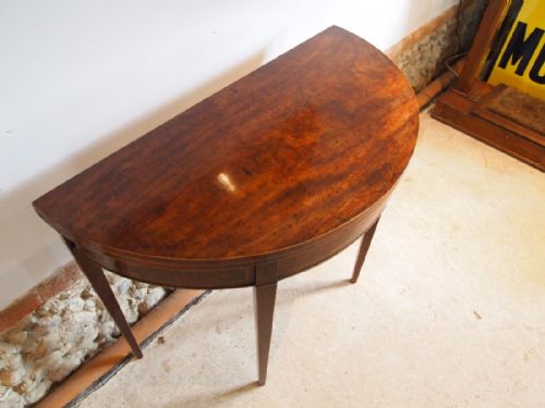 fig 3. Table George III hall side lamp console Mahogany c1790