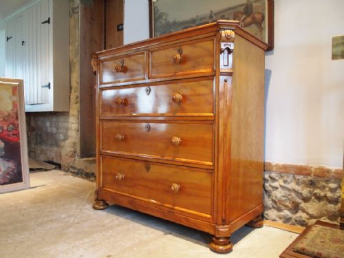 Chest of Drawers Holland and Sons Fine Quality Satinwood C1850
