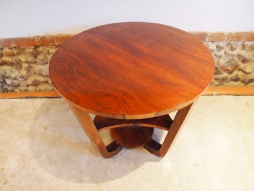 Table Stunning Art Deco Walnut C1930