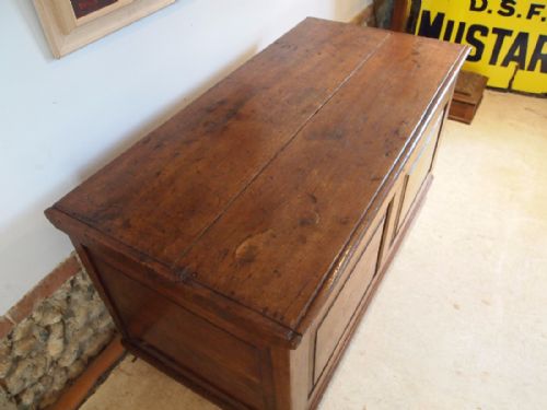fig 3. Coffer chest blanket box French Oak c1750