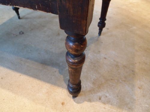 fig 2. Table Victorian Pine scrub top dining table c1880