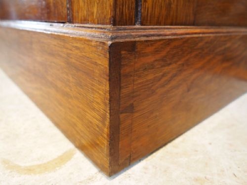 fig 3. Bookcase display Arts and Crafts Oak c1900