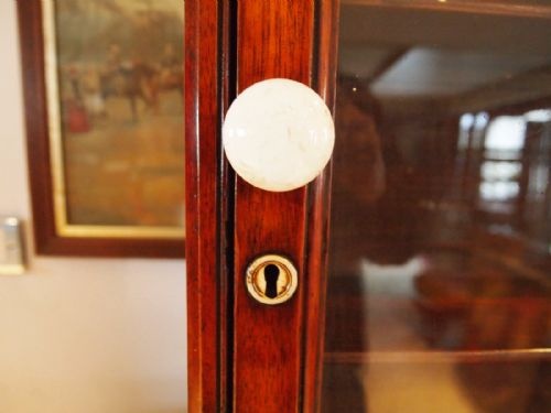 fig 1. Cabinet display apothecary shop Victorian Mahogany c1880