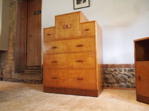 fig 2. Art Deco Betty Joel bedroom suite fine quality Maple c1930