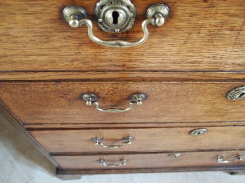 fig 1. Chest of drawers George III Oak c1780