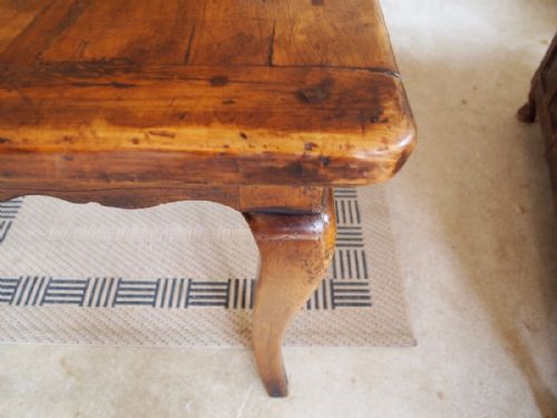 fig 2. Table stunning French Walnut kitchen dining table c1840