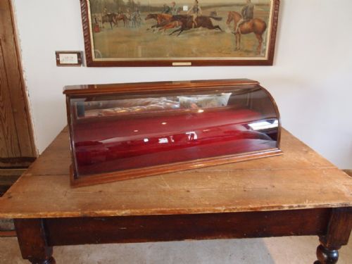 Cabinet Display Shop Haberdashery Victorian Mahogany 1890