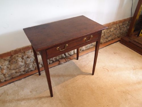 Table Lamp Hall Console Lowboy George III Oak C1780