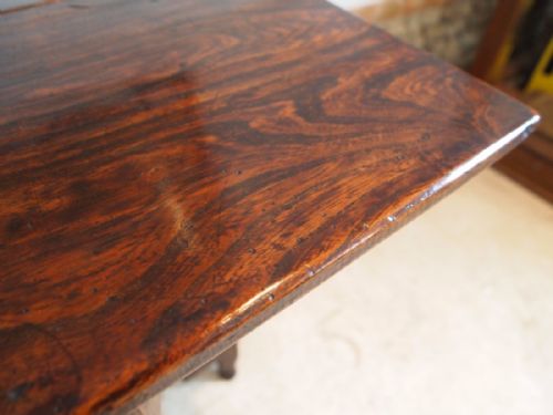 fig 3. Table a very rare 17th century Elm gateleg drop leaf c1680