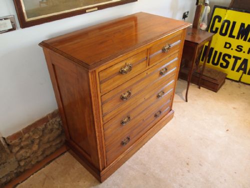 Chest of Drawers Arts and Crafts Walnut C1900
