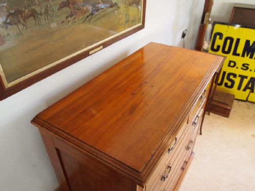 fig 1. Chest of drawers Arts and Crafts Walnut c1900