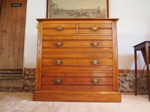 fig 2. Chest of drawers Arts and Crafts Walnut c1900
