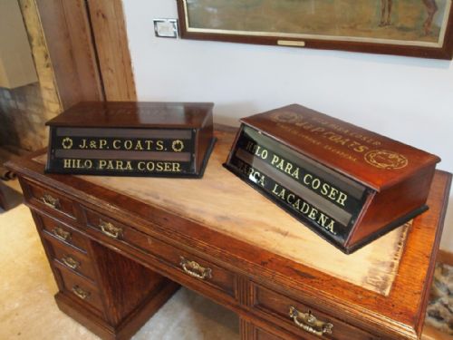 Cabinets Sewing Haberdashery Shop Display a Rare Pair Victorian Mahogany C1890