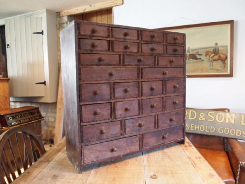 Chest of Drawers Collectors Chest Edwardian C1920